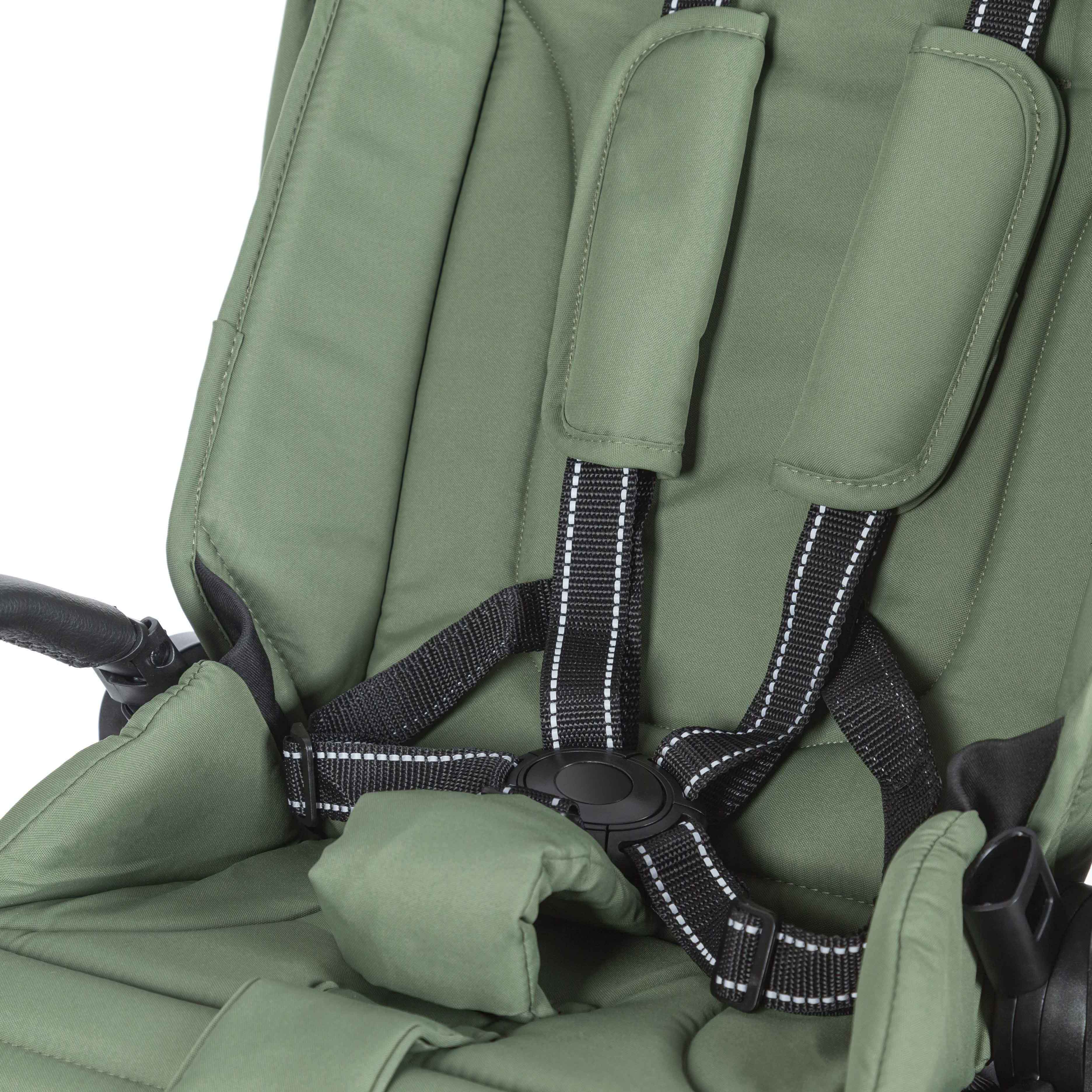 Прогулянкова коляска Alfa 2024 регульовані по росту дитини п'ятиточкові ремені безпеки